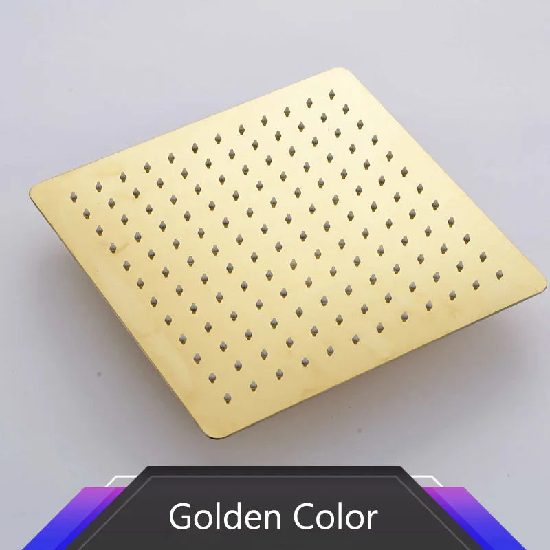 Rozin Stainless Steel Ultrathin Rainfall Shower Head