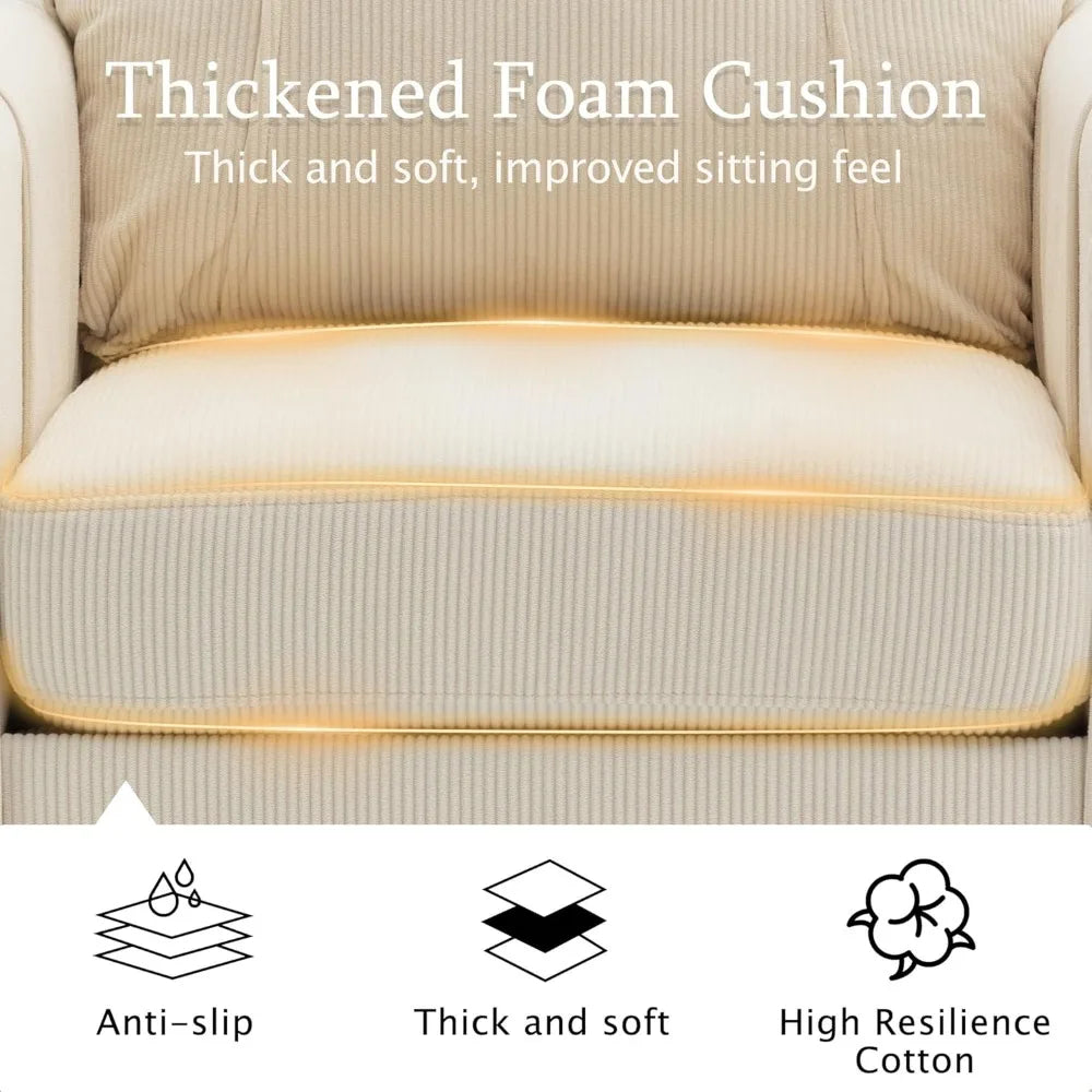 DAFIFY Mid Century Modern Accent Chair Upholstered Arm Chair
