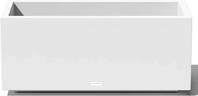 Large Rectangular Long Box Planter for Indoor or Outdoor Use Durable All-Weather Plastic 38 Inches by 15 Inches by 16.25 Inches