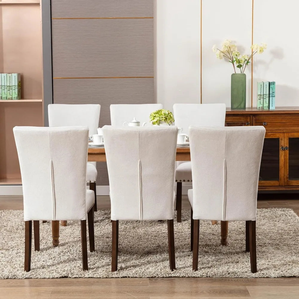 High Back Upholstered Dining Chairs For Round Tables