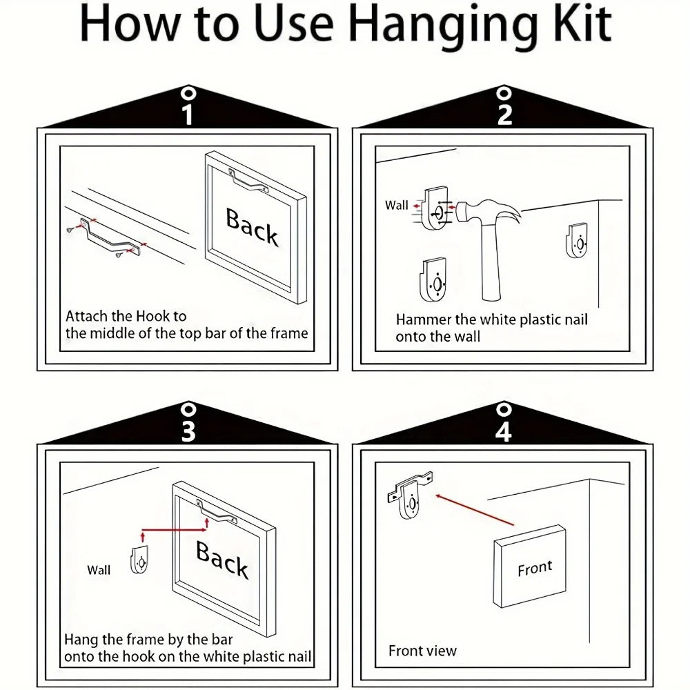 Panoramic Forest Wall Art Gallery Decor With Solid Wood Frame