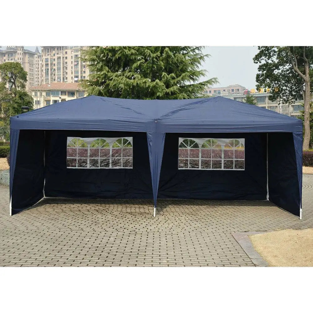 10x20 EZ Pop Up Wedding Party Tent Waterproof Gazebo Canopy Heavy Duty Outdoor Shelter
