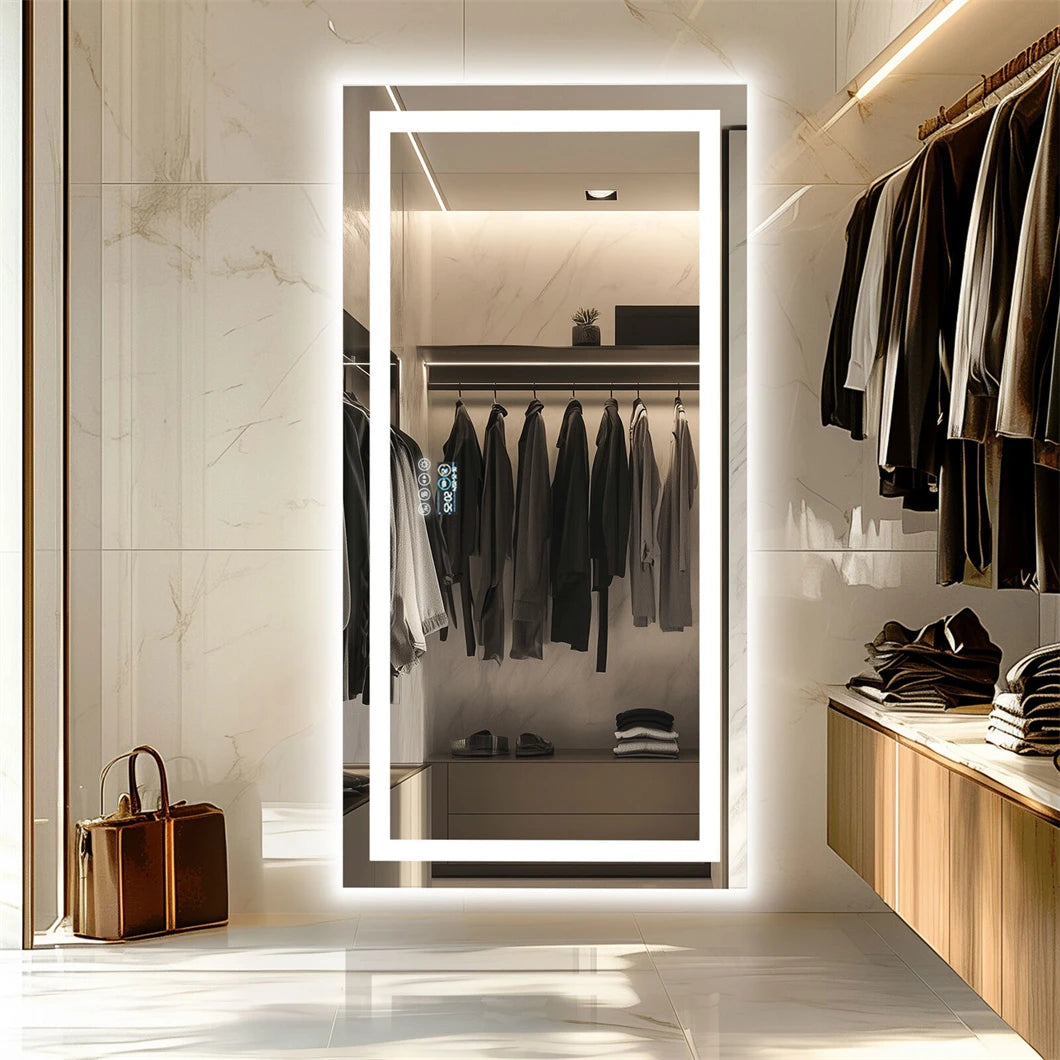 BORWART Smart LED Vanity Mirror With Bluetooth And Anti Fog