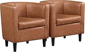 Velvet Accent Chair Modern Comfortable Armchairs Upholstered Barrel Sofa Chair for Living Room Bedroom Waiting Room Beige