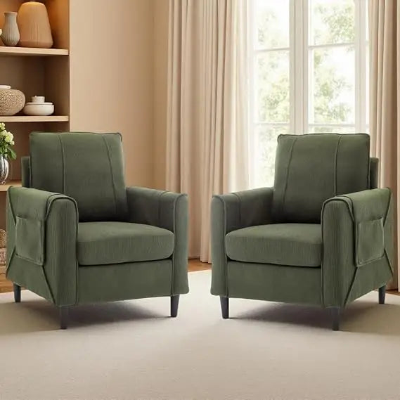 DAFIFY Mid Century Modern Accent Chair Upholstered Arm Chair