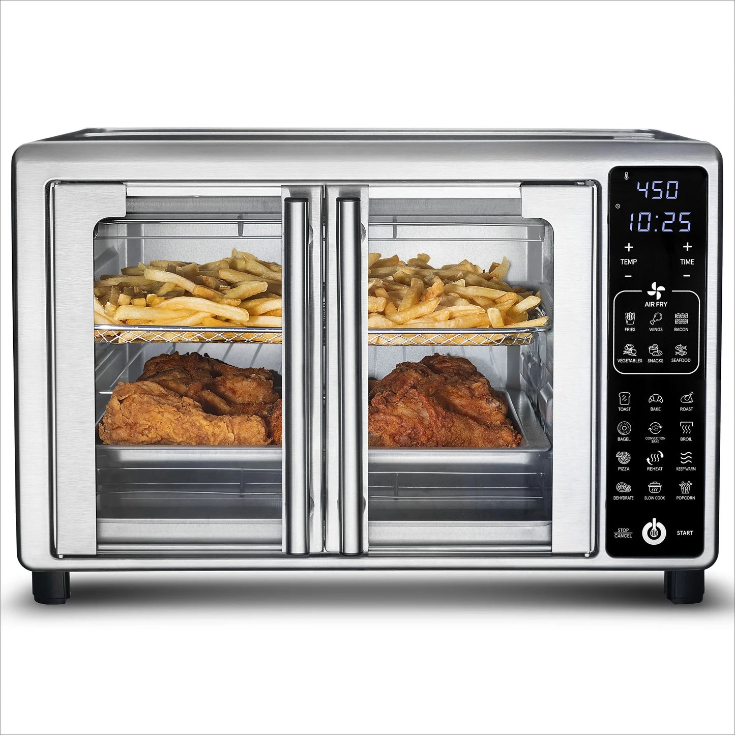 6 Slice Digital Oven Air Fryer Easy to Cook Variety of Dishes Perfect for Party Dinners