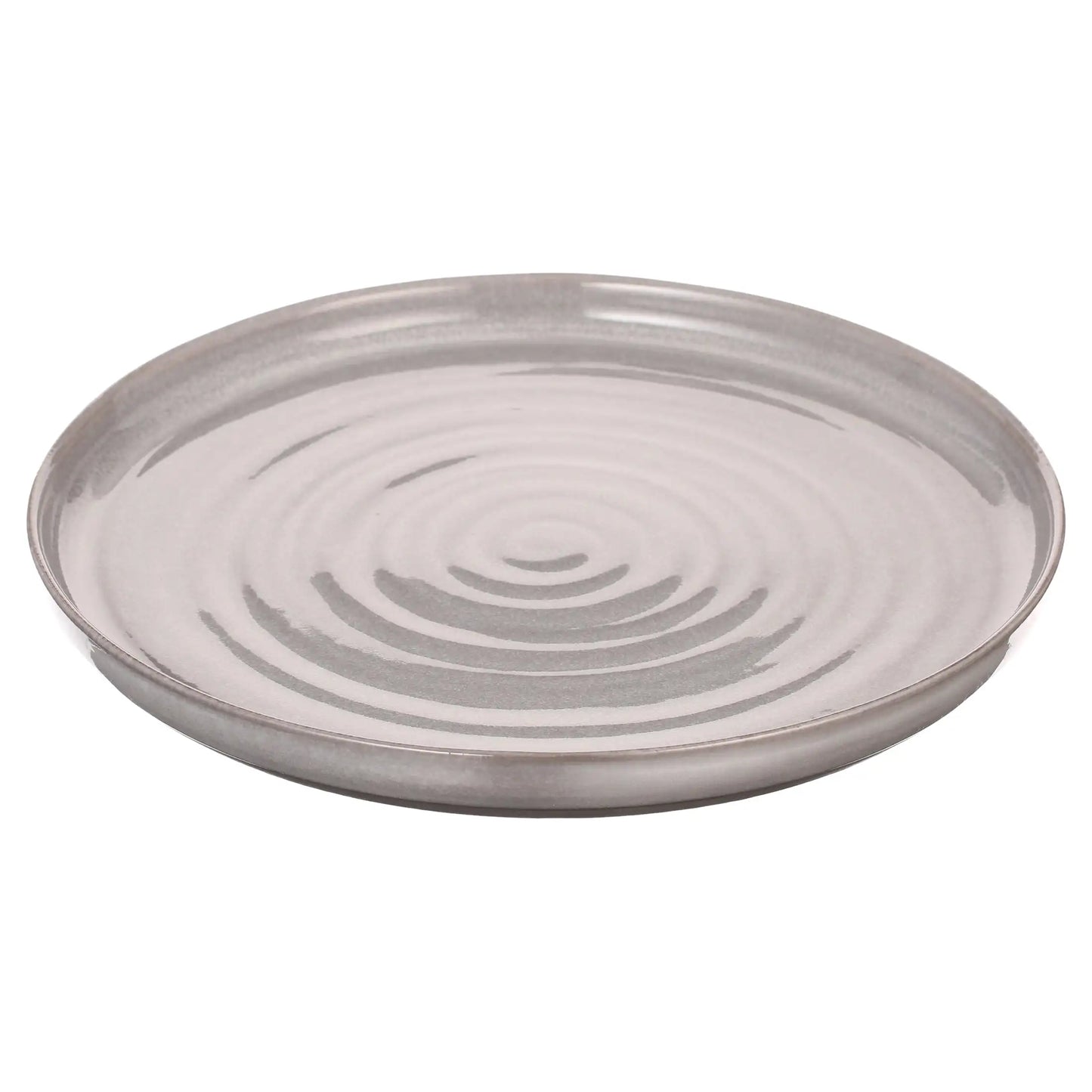 Grey Stoneware 12-Piece Dinnerware Set
