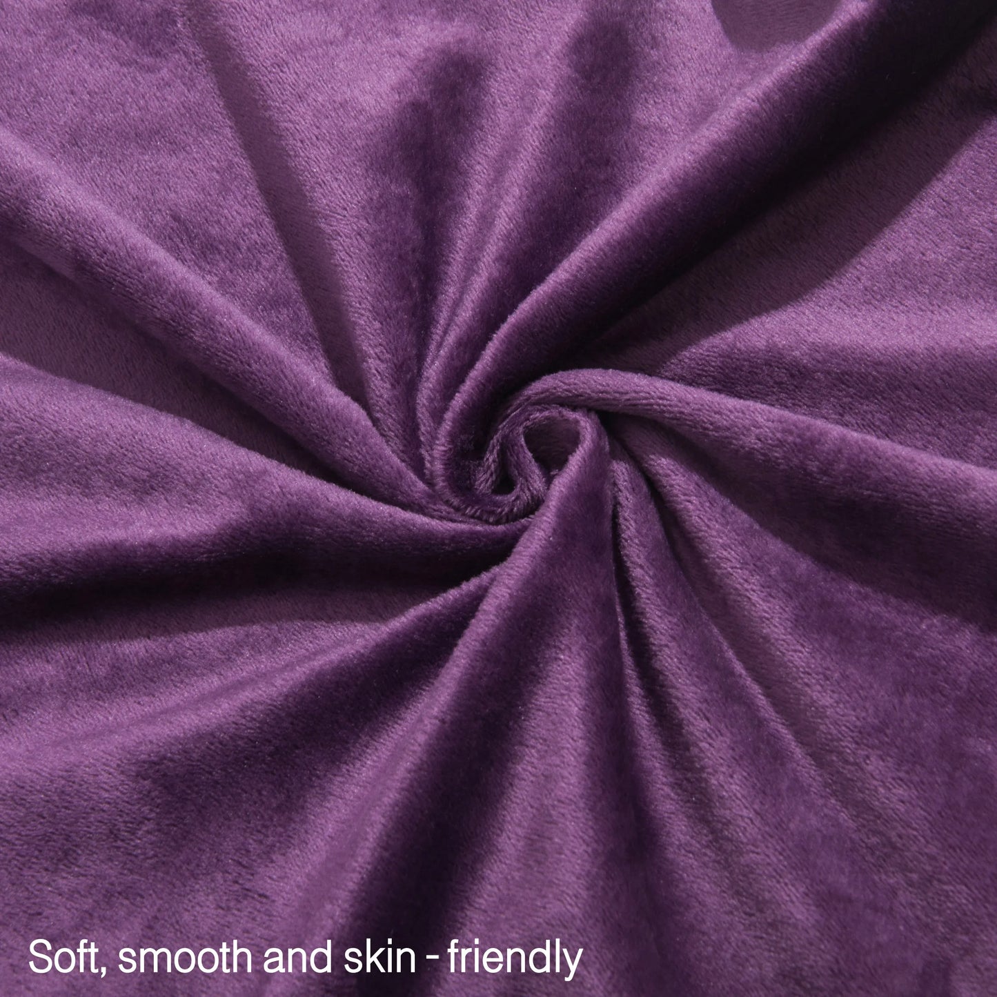 Ntbay 2 Pack Velvet Hidden Zippered Pillowcases Super Soft Cozy
