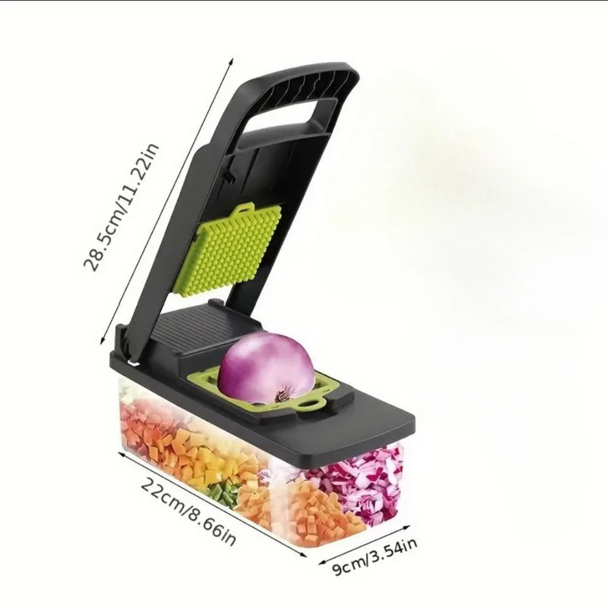 14 in 1 Multifunctional Vegetable Onion Manual Chopper Gadget