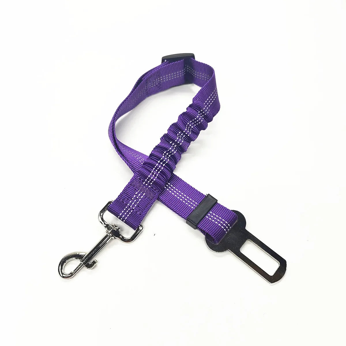 Pet Dog Car Seat Belt Retractable Elastic Reflective Safety Traction Rope Harness Accessories