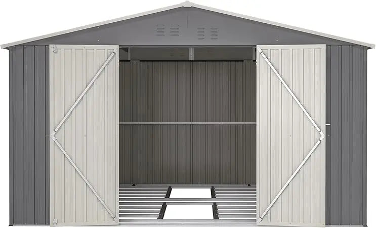 Galvanized Steel Outdoor Storage Shed With Floor Frame