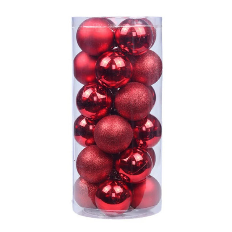 Christmas Ball Ornaments Set 24 Pieces For Tree Decoration