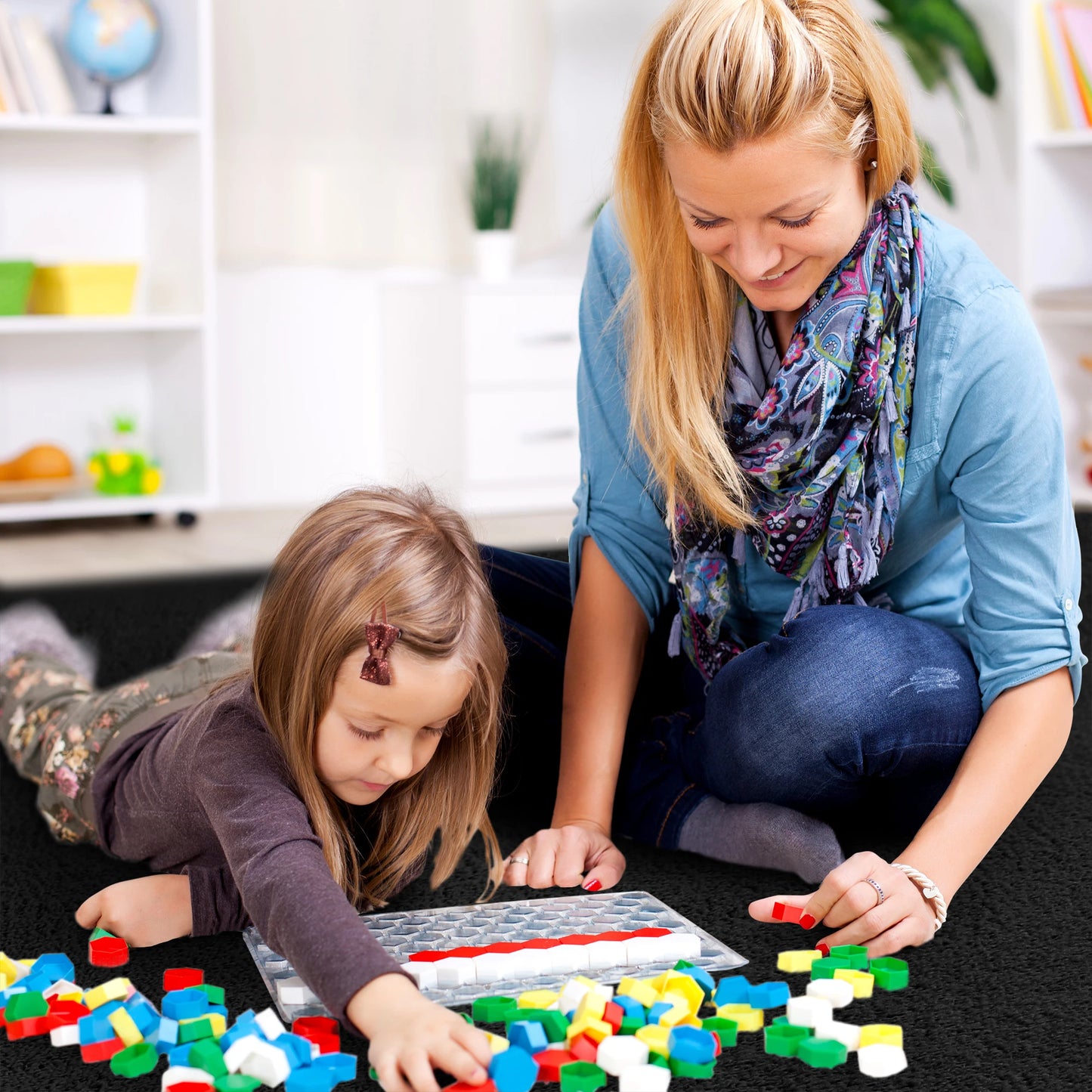 Hign-concerned Nonslip Living Room Rug Soft Floor Mat