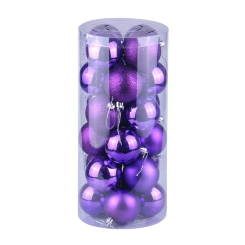 Christmas Ball Ornaments Set 24 Pieces For Tree Decoration