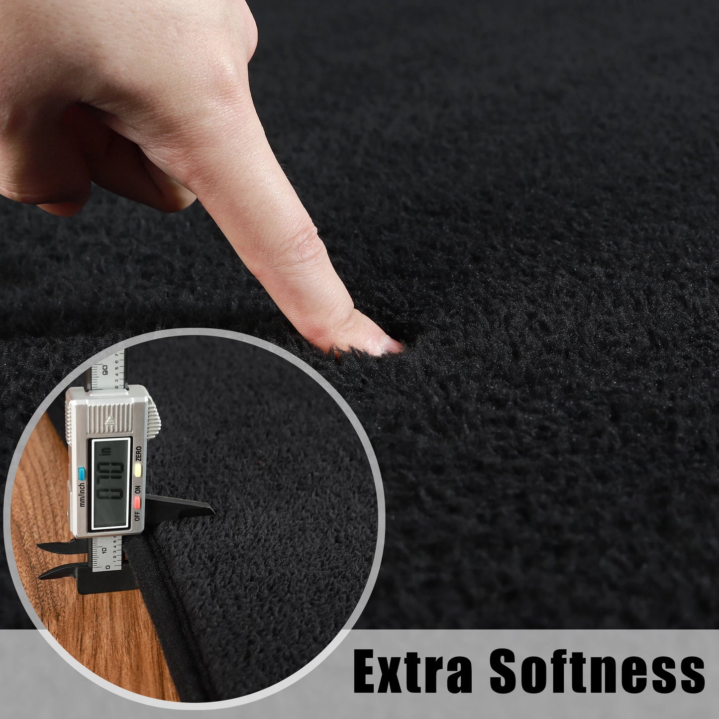 Hign-concerned Nonslip Living Room Rug Soft Floor Mat