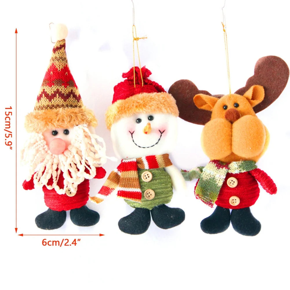Guangdong Christmas Doll Ornaments Elk Santa Snowman