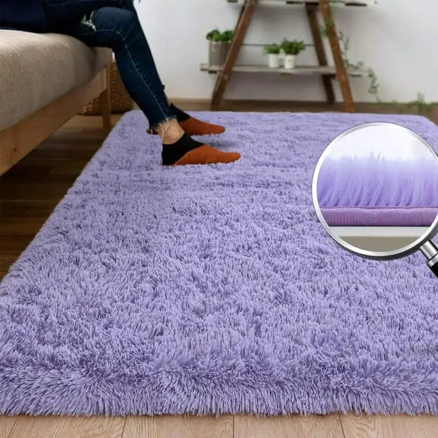 Fluffy Rug Indoor Plush Soft Carpet for Living Room Area Rug