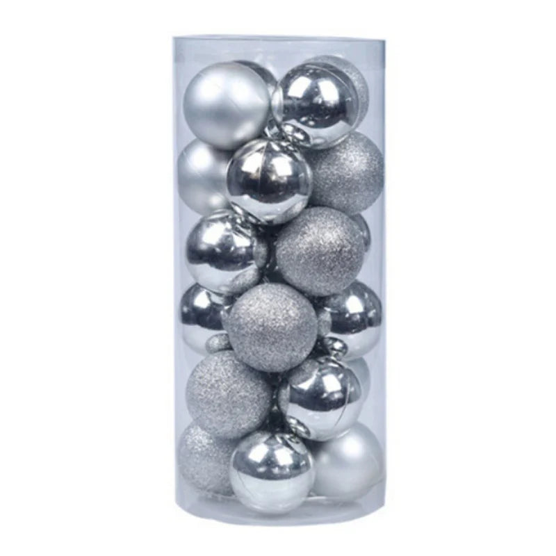 Christmas Ball Ornaments Set 24 Pieces For Tree Decoration