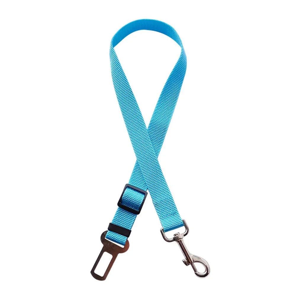 Pet Dog Car Seat Belt Retractable Elastic Reflective Safety Traction Rope Harness Accessories