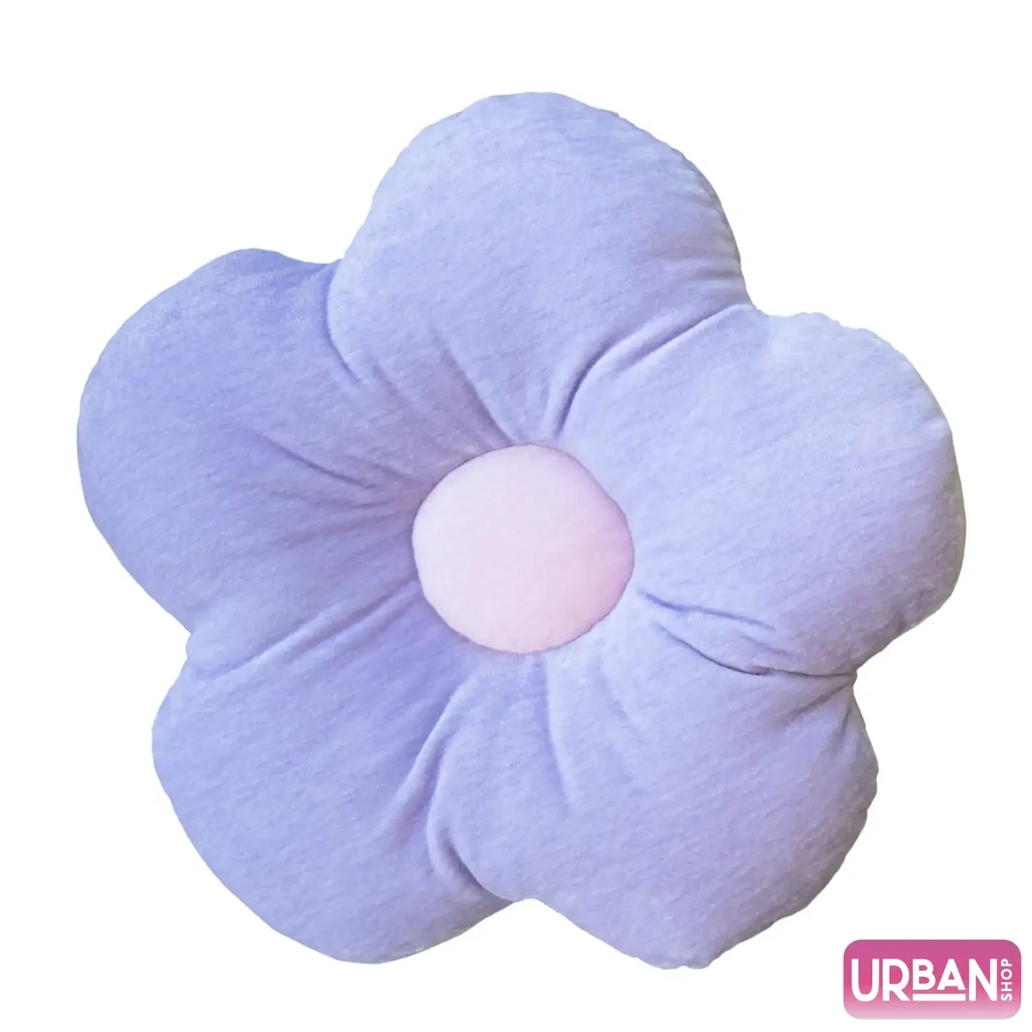 18 Inch Purple Flower Decorative Pillow 1 Each