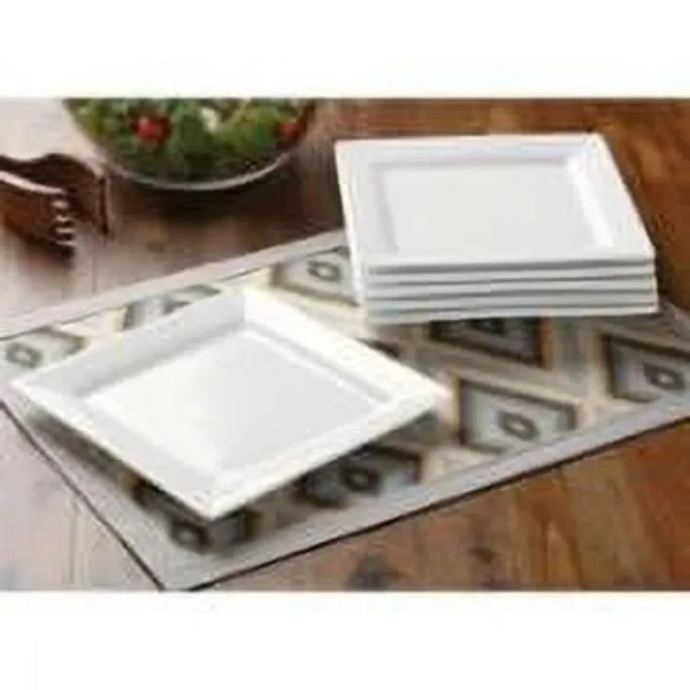 Hignconcerned Square Porcelain Dinnerware Set Oven Safe