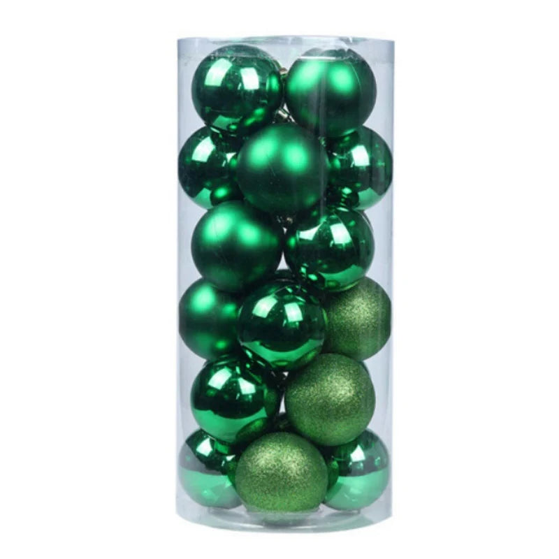 Christmas Ball Ornaments Set 24 Pieces For Tree Decoration