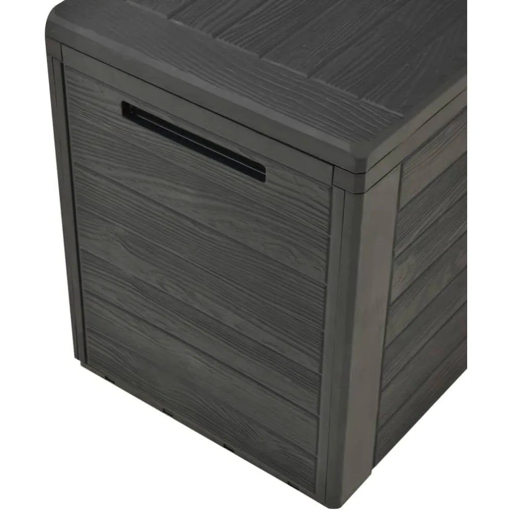 Outdoor Rattan Storage Box All Weather Deck Box For Patio