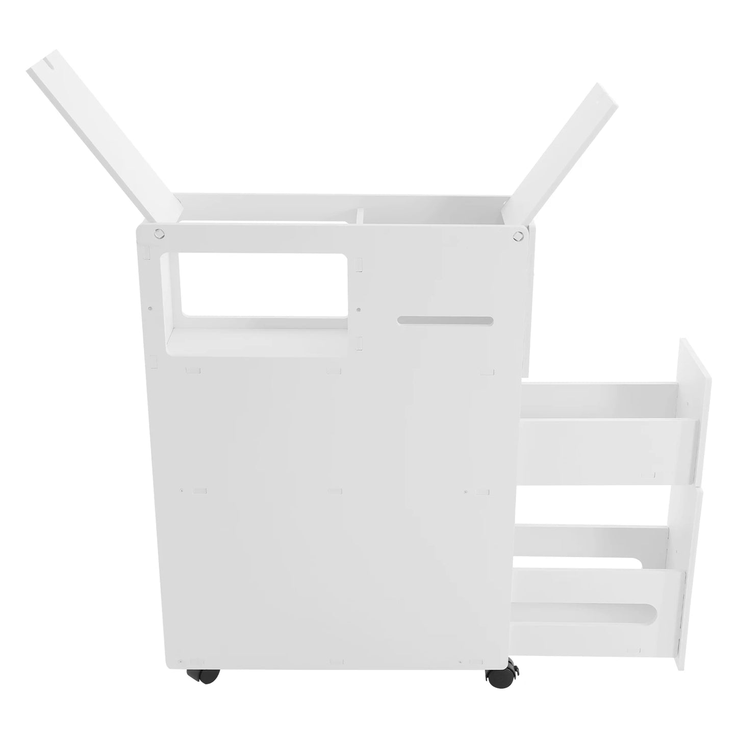 Modern Rectangular Bathroom Storage Cabinet with Drawers