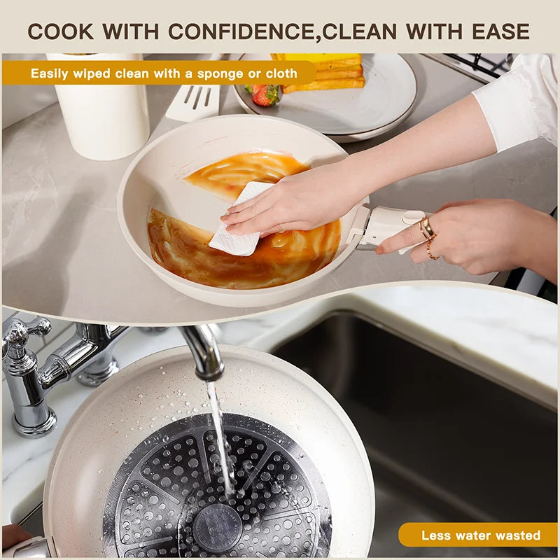 Astercook 21 Piece Nonstick Pots and Pans Ceramic Set