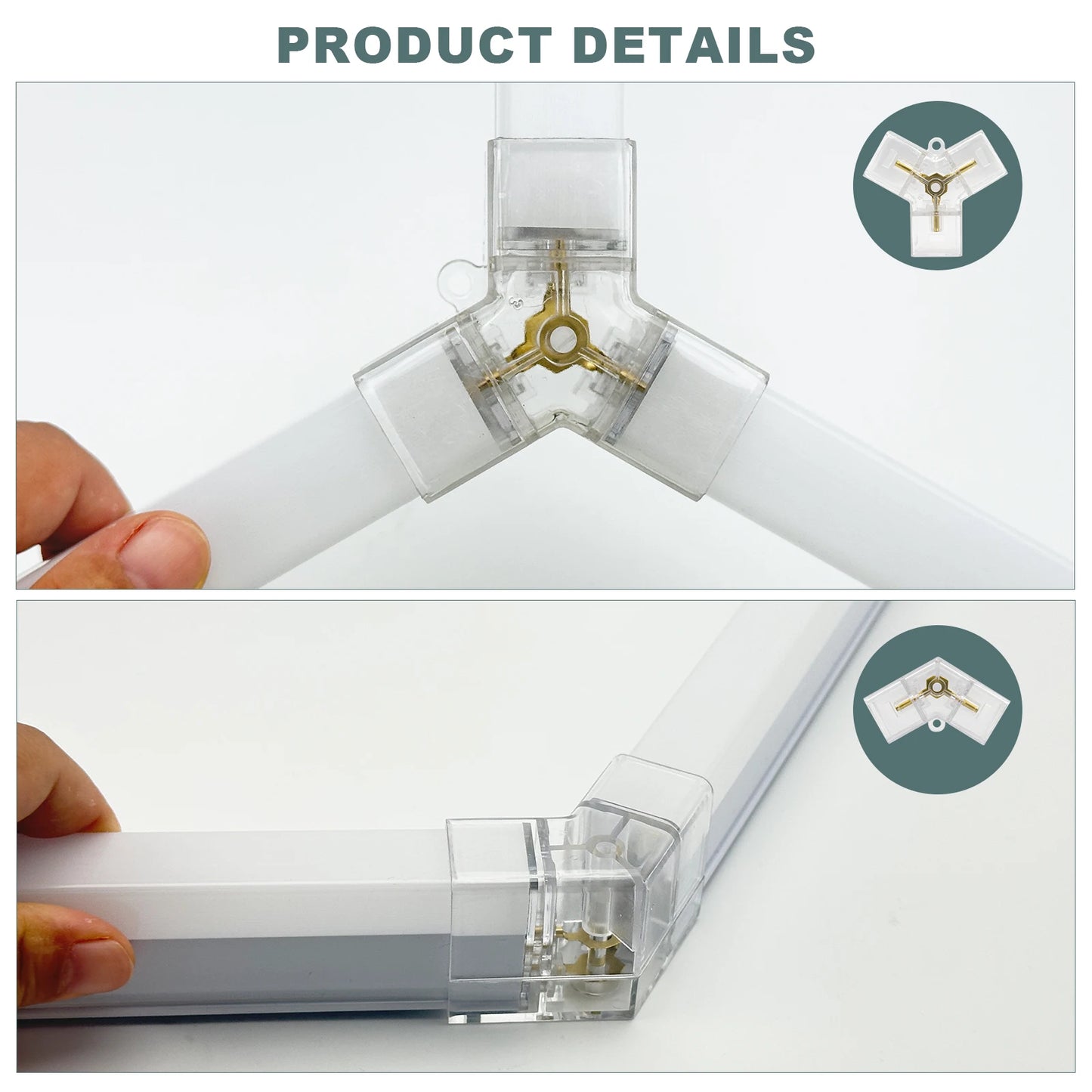 MIXJOY Hexagon LED Garage Lights 14-Grid Ceiling for Workshop