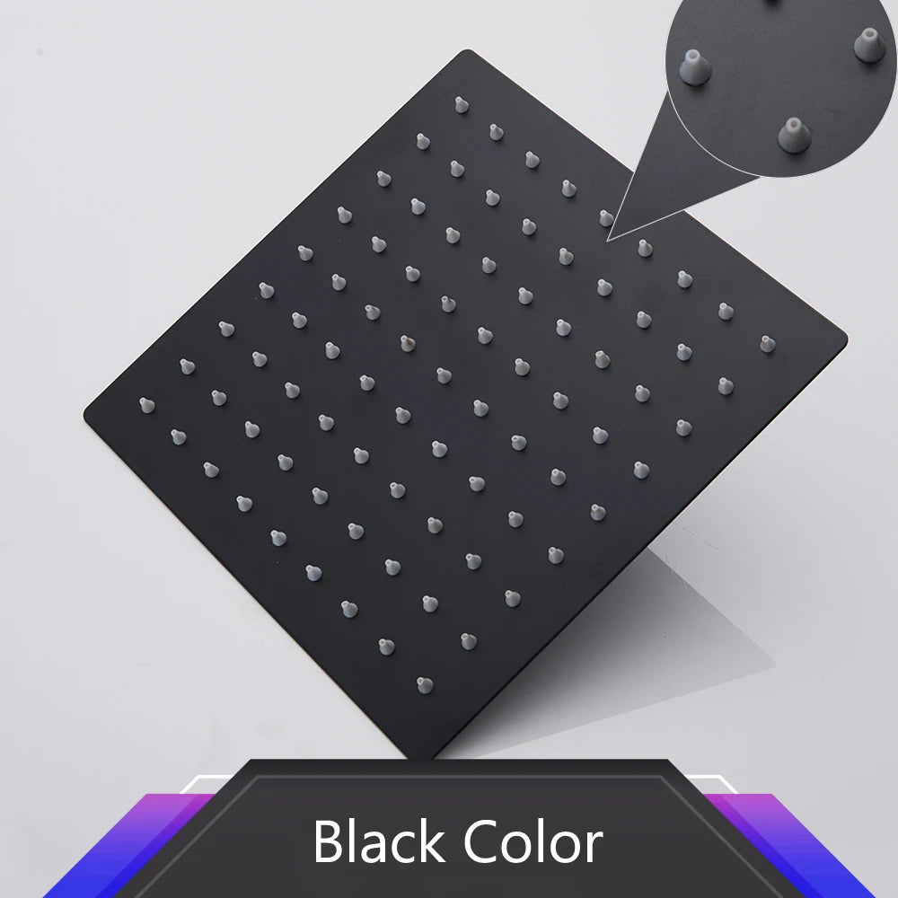 Rozin Stainless Steel Ultrathin Rainfall Shower Head