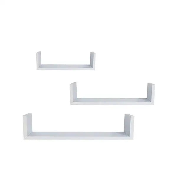 Floating Shelves Wall Mounted Set of 3, Wall Storage Shelves for Bedroom, Living Room, Bathroom, Kitchen, Office