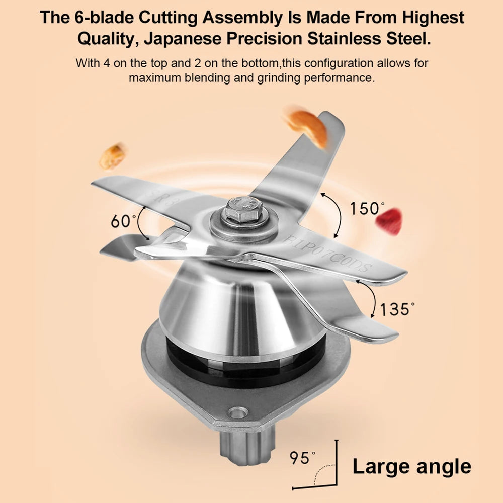 Biolomix Heavy Duty Bar Blender 2200W Professional Mixer