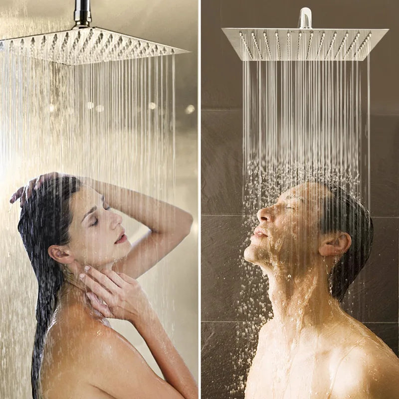 Rozin Stainless Steel Ultrathin Rainfall Shower Head