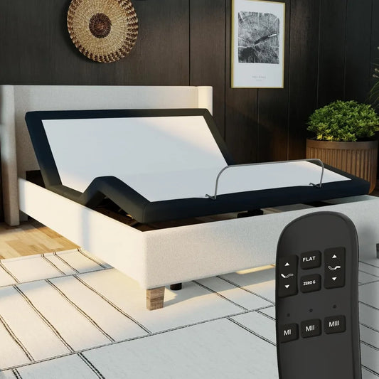 Queen E3 Adjustable Bed Frame with Wireless Remote Control and Customizable Comfort