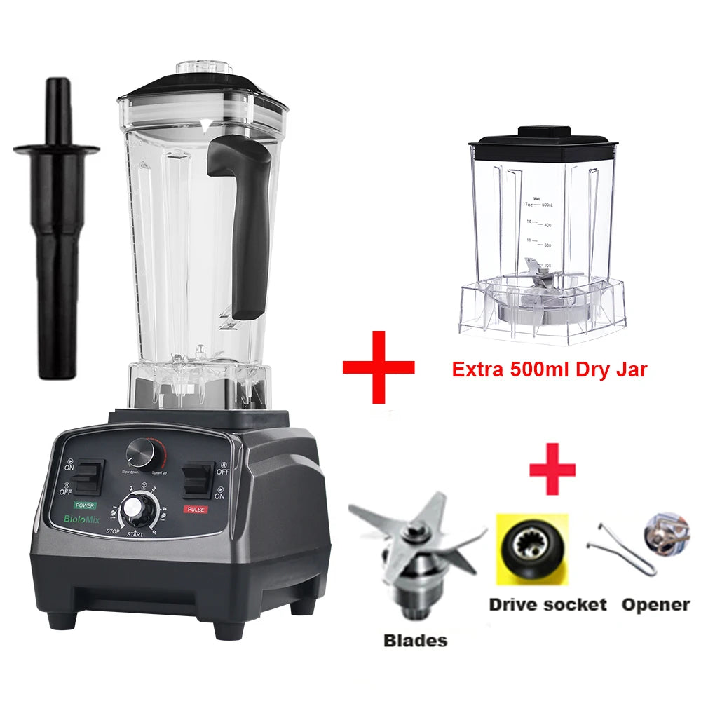 Biolomix 3HP 2200W Heavy Duty Blender Mixer Juicer Pro