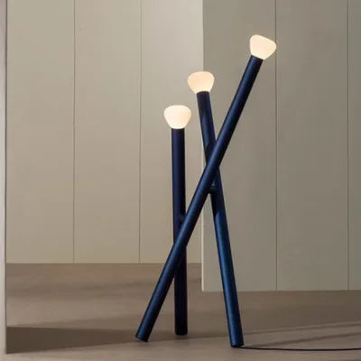 Nordic Floor Lamp Creative Orange Tripod Standing Lamp Artistic Room Decoration Simple Lounge Designer Lamp