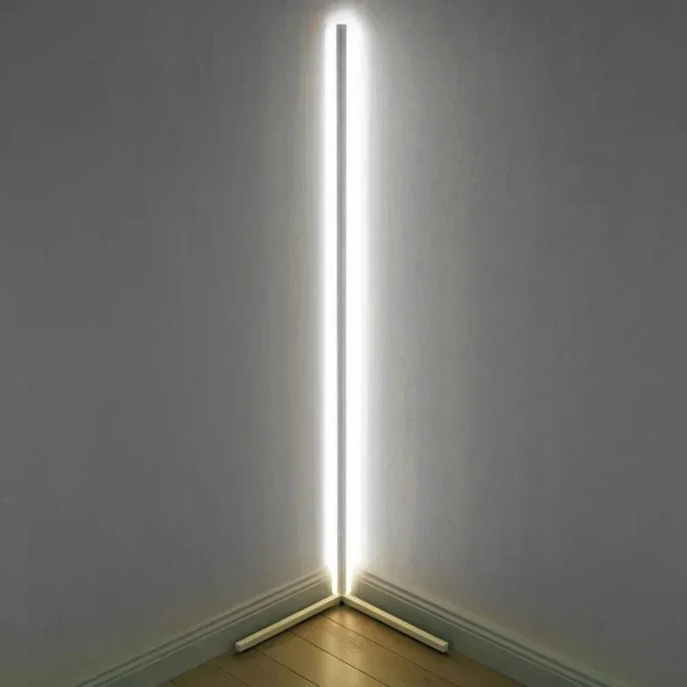Modern RGB LED Corner Floor Lamp For Living Room Decor
