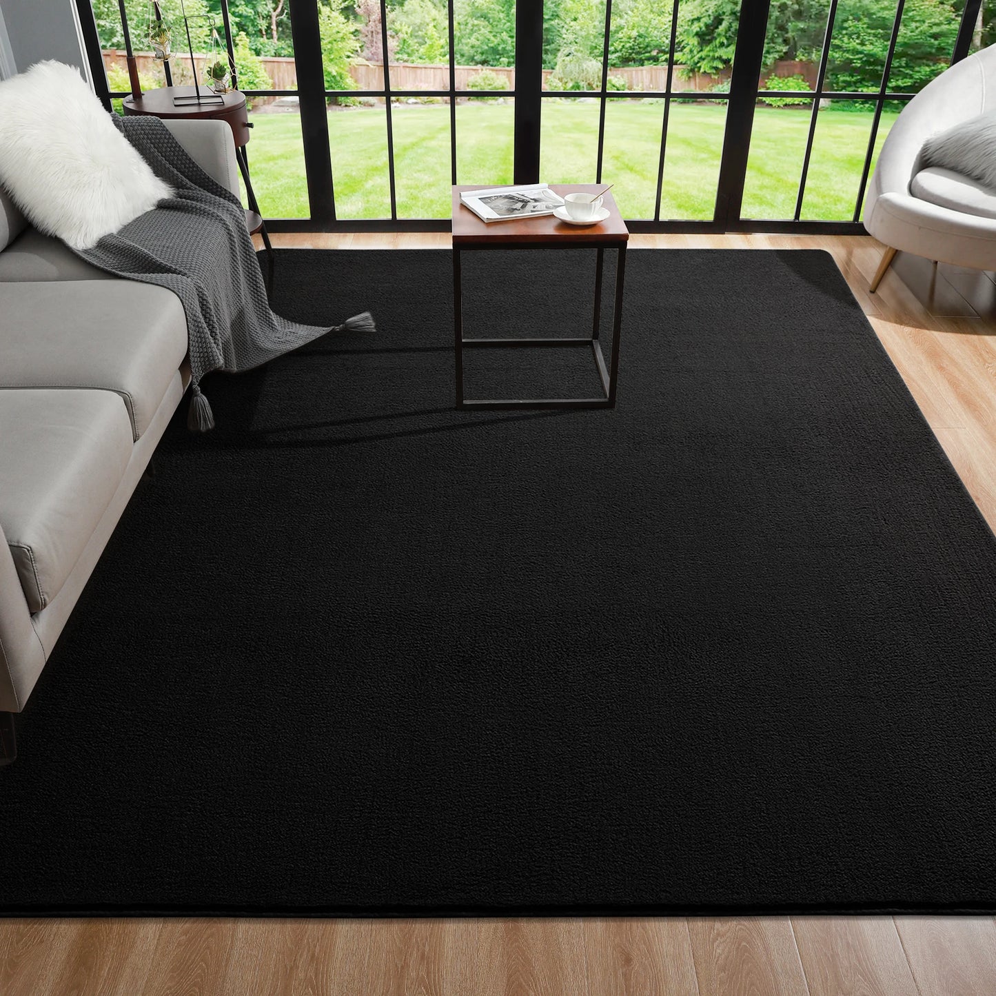 Hign-concerned Nonslip Living Room Rug Soft Floor Mat