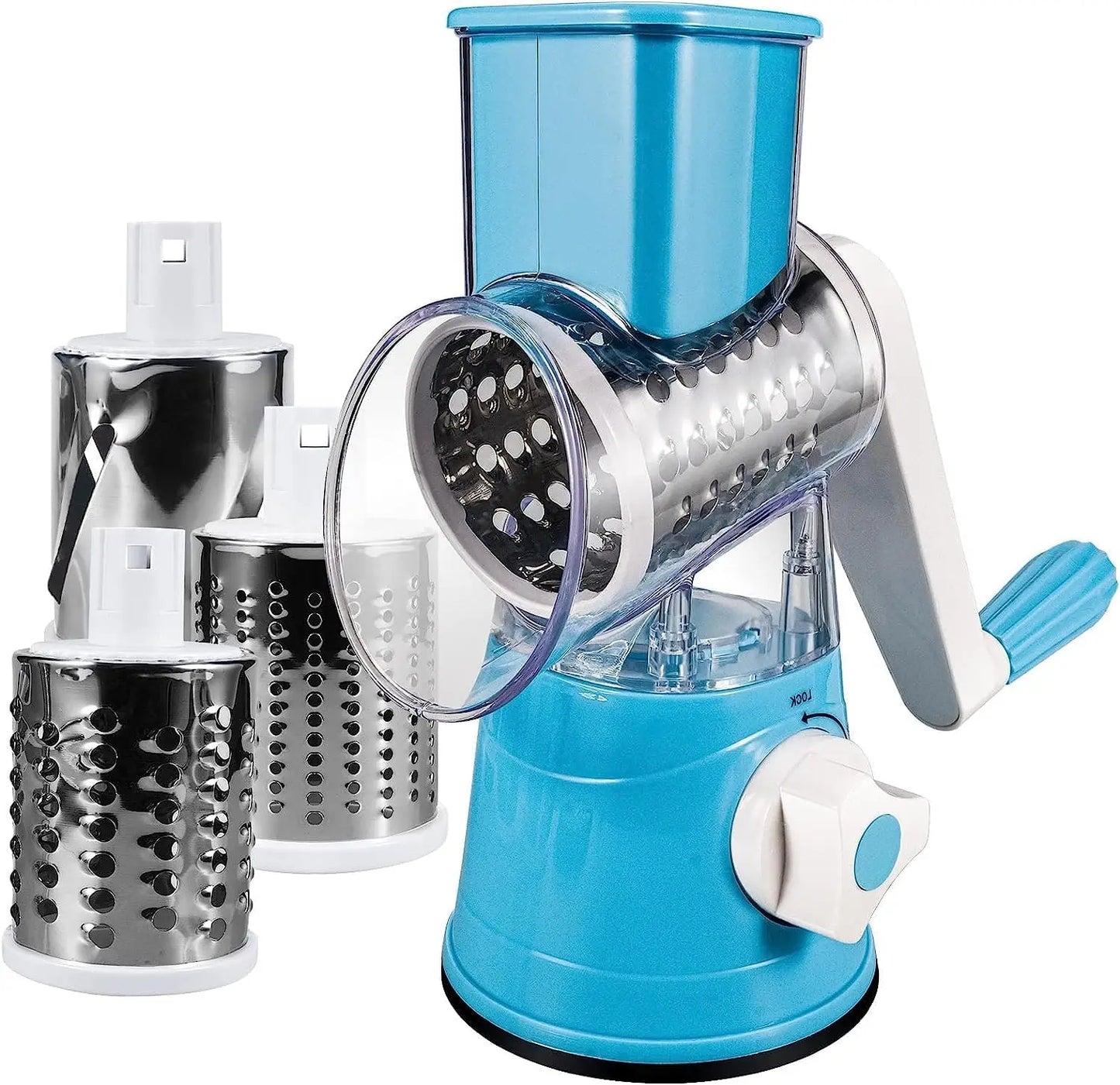 Fruit And Vegetable Tools Rotary Cheese Grater 3 In 1
