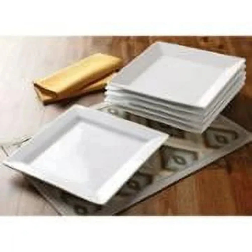 Hignconcerned Square Porcelain Dinnerware Set Oven Safe
