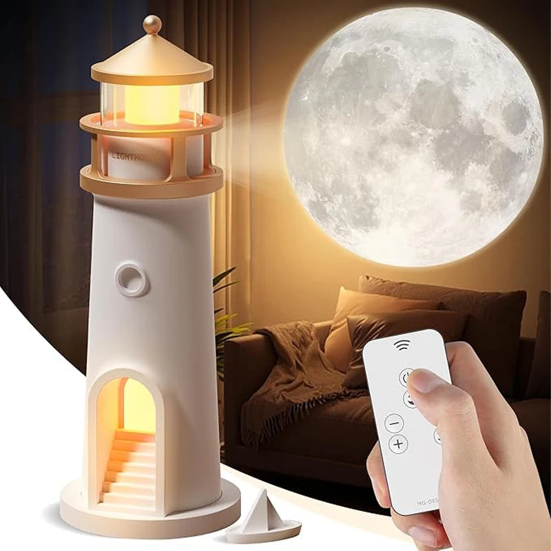 Lessdot Moon Lamp Lighthouse Nighttime Light Bluetooth