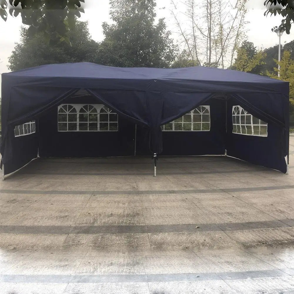 10x20 EZ Pop Up Wedding Party Tent Waterproof Gazebo Canopy Heavy Duty Outdoor Shelter