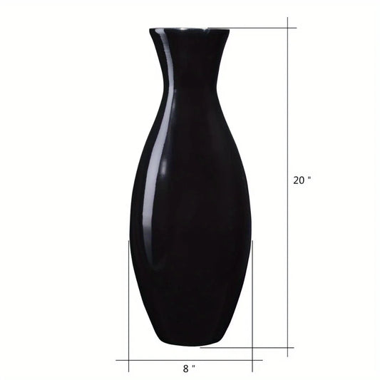 Hign Concerned Handcrafted Bamboo Floor Vase Teardrop