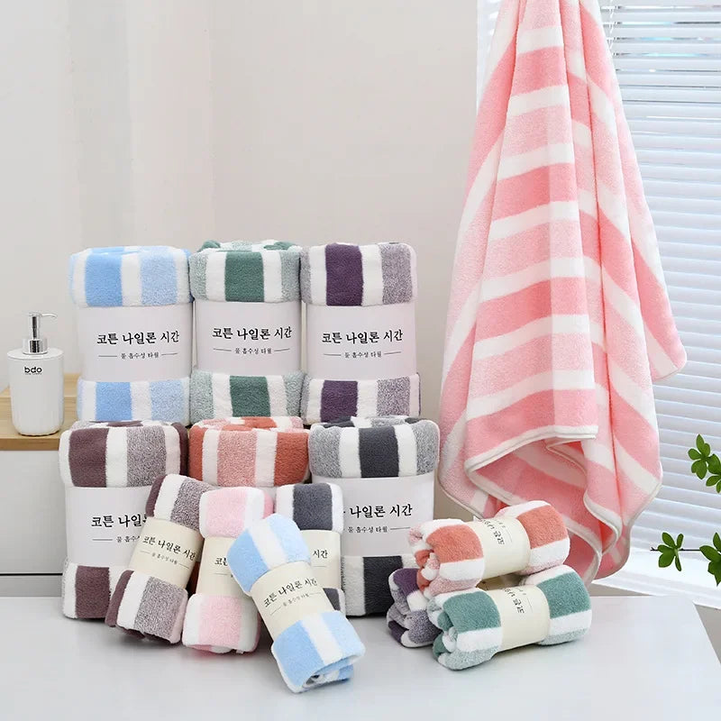 Microfiber Towel 140x70cm Quick Drying Bath Towel Absorbent Large Shower Towel High Quality Beach Towel Bathrobe