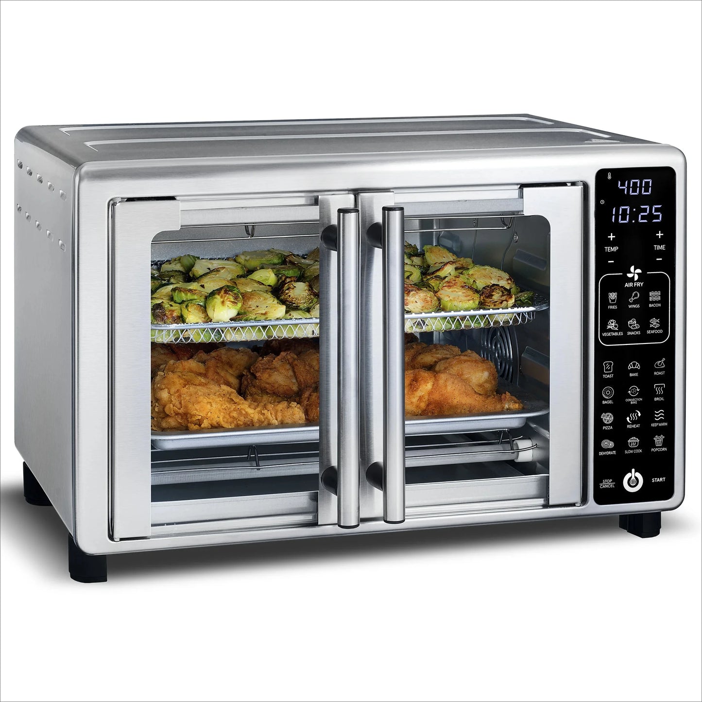 6 Slice Digital Oven Air Fryer Easy to Cook Variety of Dishes Perfect for Party Dinners
