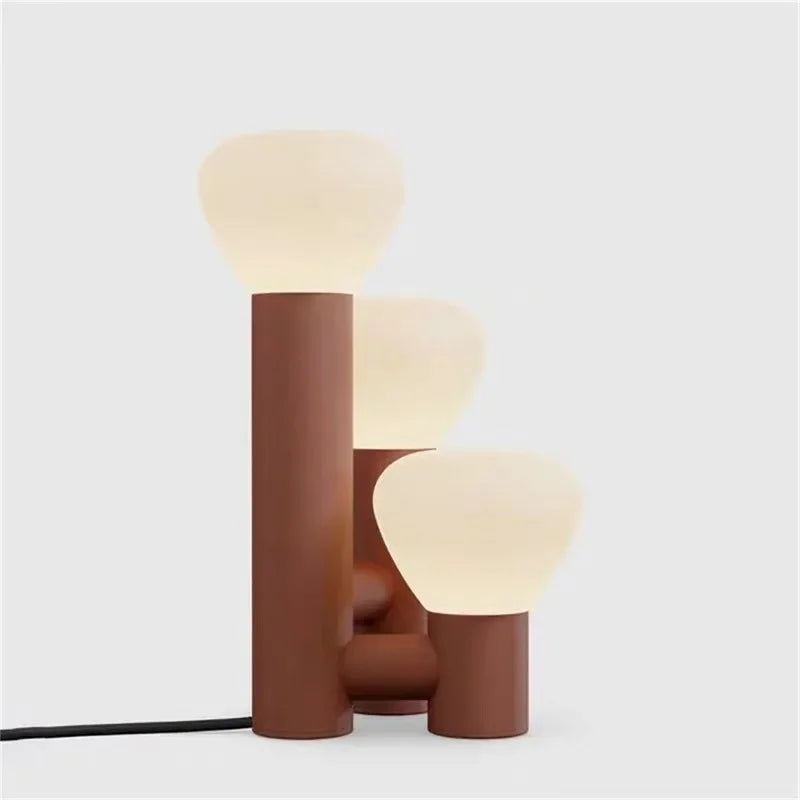 Nordic Floor Lamp Creative Orange Tripod Standing Lamp Artistic Room Decoration Simple Lounge Designer Lamp
