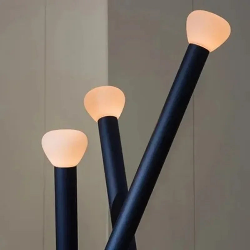 Nordic Floor Lamp Creative Orange Tripod Standing Lamp Artistic Room Decoration Simple Lounge Designer Lamp