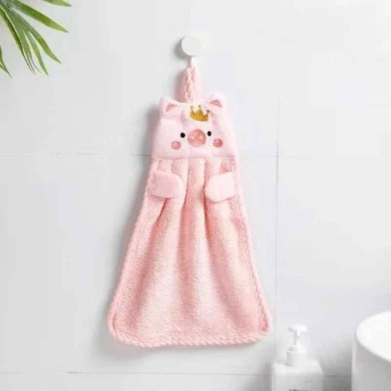 Cute Hand Towels Super Absorbent Microfiber Kitchen Towel
