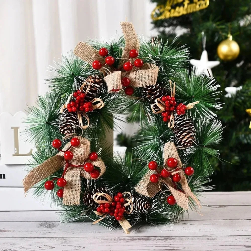 AEDGCN Christmas Wreath For Front Door And Comprehensive FestiveSeasonal Decorations